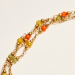 Faceted Glass on Gold Choker - Image 4