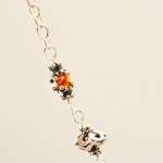 SOLD Amber with Sterling Drop Necklace - Image 3