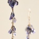 SOLD Iolite Spiral Drop Earrings - Image 3