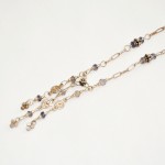 SOLD Iolite and Sterling Triple Drop Necklace - Image 2