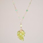 Jade Grape Cluster Necklace - Image 2