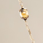 SOLD Vintage Pearl Necklace with Drop - Image 3